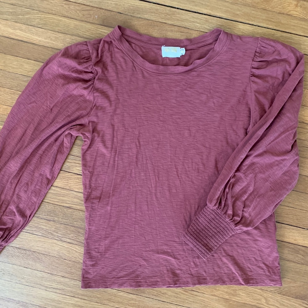 Nation LTD Loren Tee in Rusted Rose